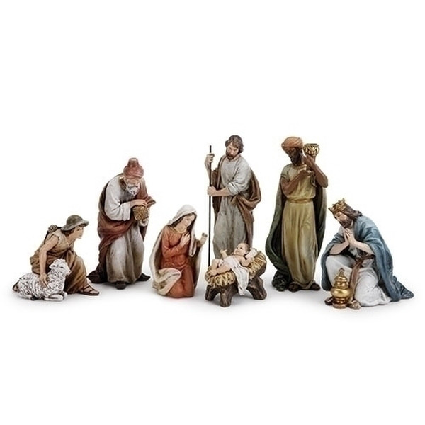Nativity Ensemble 7 piece Set Figurines Statues